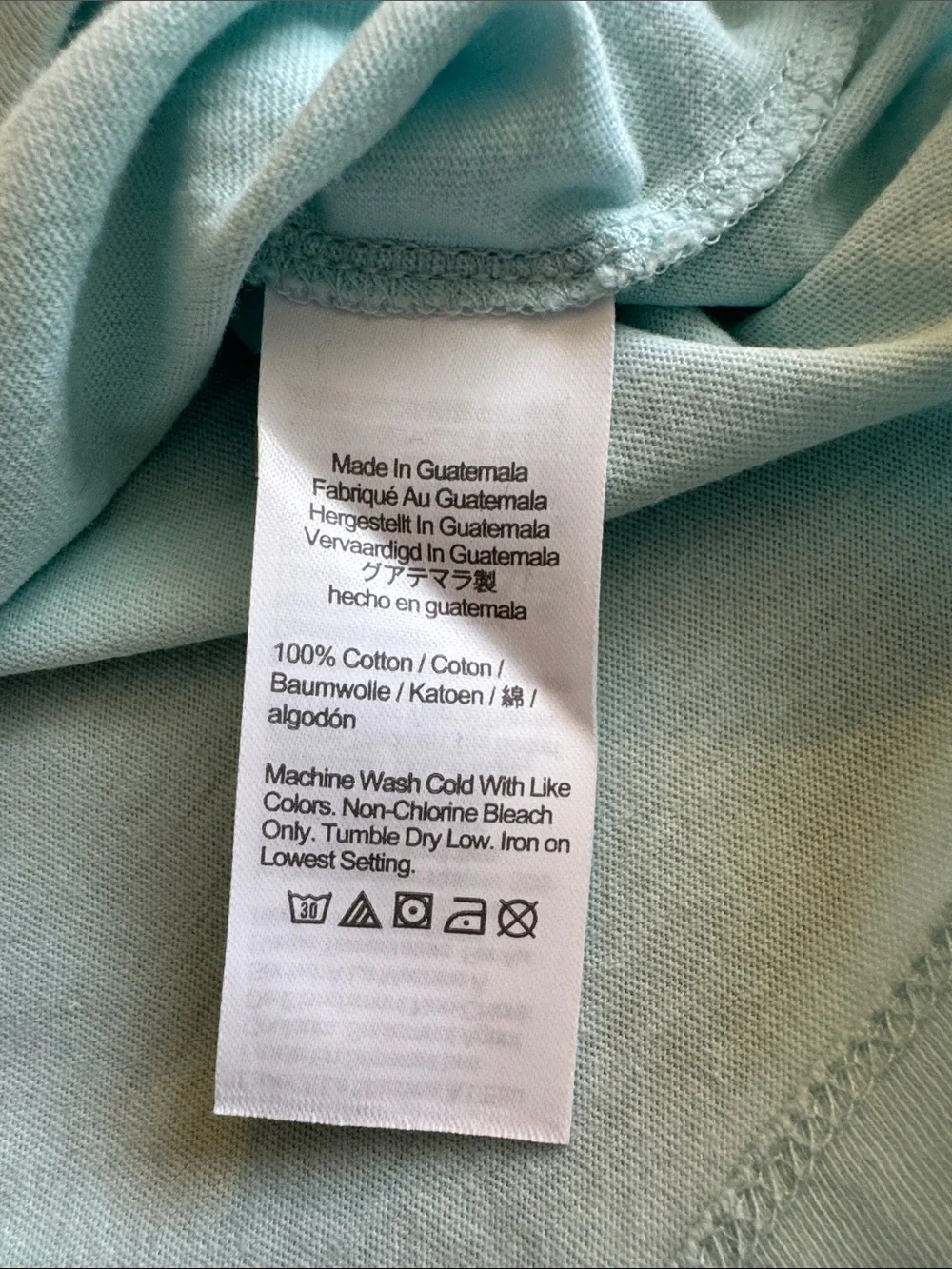 J. Crew Men's Pale Light Blue Crewneck T-Shirt